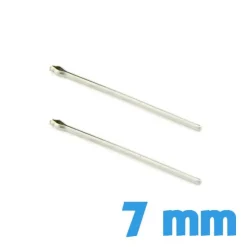 Pack de 2 goupilles pour bracelet métal montre de 7 mm