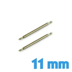 pack de 2 pompes 11 mm pas cher pour bracelet montre