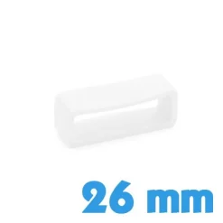 Passant Blanc 26 mm pour bracelet