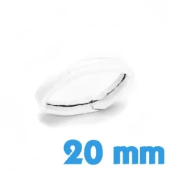 Passant bracelet  20 mm  - Blanc