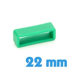 Passant bracelet 22 mm Vert émeraude
