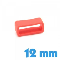 Passant Bracelet Montre Silicone 12 mm - Corail