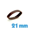 Passant Brun 21 mm de montre