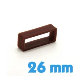 Passant de bracelet 26 mm Brun
