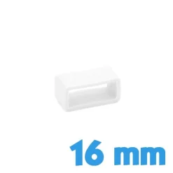 Passant de montre 16 mm  - Blanc