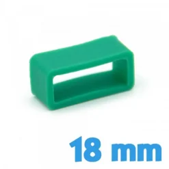 Passant de Montre silicone 18 mm - Vert Émeraude