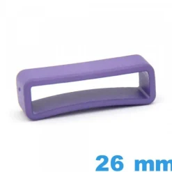 Passant montre Plastique 26 mm  - Violet