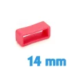 Passant montre Silicone 14 mm - Corail