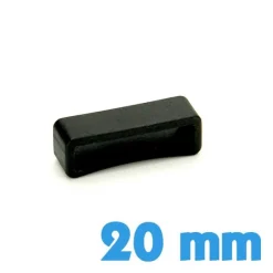 Passant Noir 20 mm montre pas cher