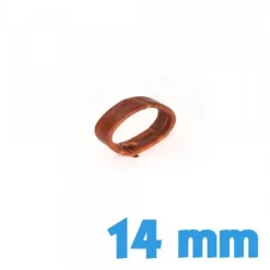 Passant pour Montre 14 mm PU Café