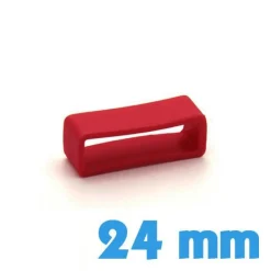 Passant pour montre 24 mm Rouge foncé