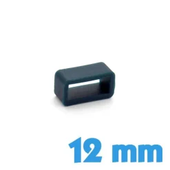 Passant pour montre Silicone 12 mm  - Bleu
