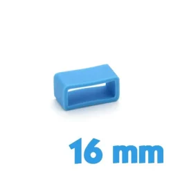 Passant pour montre Silicone Bleu 16 mm