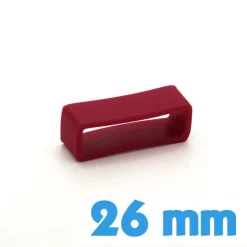 Passant Rouge foncé 26 mm de montre