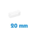 Passant Silicone Blanc 20 mm de montre