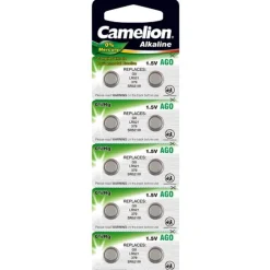 10 Piles pour montre  1,5 V AG0 alcaline