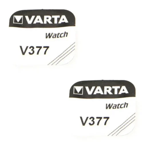 2 Piles pour Montre SR626SW - 377 Varta 1,55 V