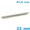 Pompe à l'unité réparation montre 22 mm diam : 1,8 mm épaulement simple