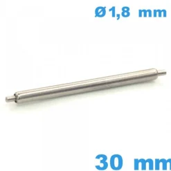 Pompe à ressort à l'unité réparation montre 30mm ISOSWISS diam : 1,8 mm Non téléscopique épaulement simple Suisse
