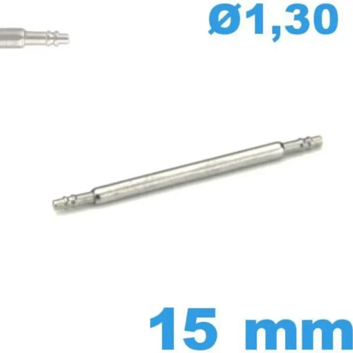 Pompe à ressort bracelet montre 15mm diam : 1,30 mm