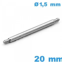 1 Pompe à ressort 20mm bracelet d :1,5 mm épaulement simple