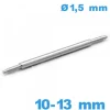 1 Pompe à ressort montre 10 à 13mm Extra téléscopique d :1,5 mm