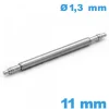 Pompe à Ressort Montre 11 mm Acier 316L qualité Suisse diametre 1.3