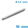 Pompe de Montre pas chère 16mm Épaulement Simple ISOSWISS