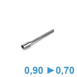 Réducteur extension de tige de remontoir 90 - 70 mm connecteur couronne