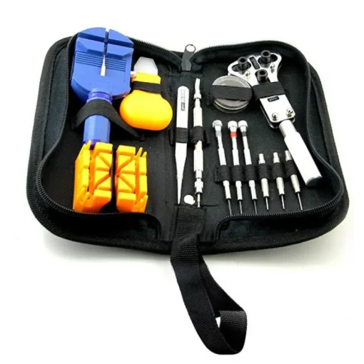 Sacoche pour réparation de montre - 12 outils