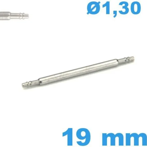Springbar 19 mm diam : 1,30 mm