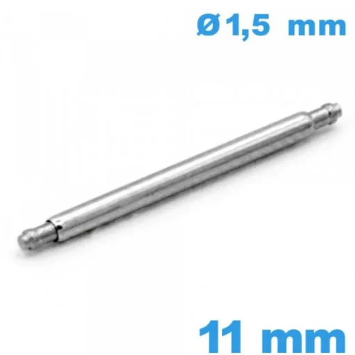 1 Springbar bracelet 11 mm épaulement simple d :1,5 mm