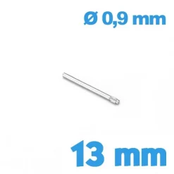 Tige à embout strié 13mm   - Diamètre 0,9
