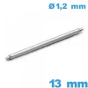 Tige à Ressort pour Montre 13 mm Acier 316L Épaulement Simple