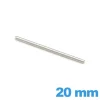 Tige droite 20 mm bracelet métal  diamètre 1.0 mm