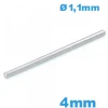 Tige droite 4mm pour bracelet de montre à maillon