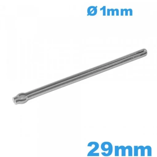 Tige Fendue pour Bracelet de Montre 29 mm diam 1 mm