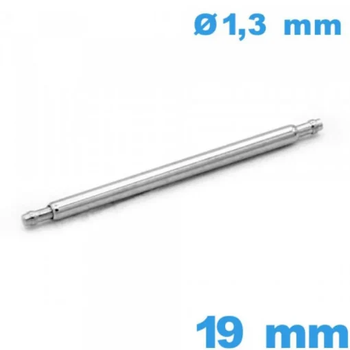 Tige Montre à Bouts Courts 19 mm Diamètre 1.30 mm Short Bead