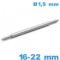 Tige pour bracelet montre 16 à 22mm diam : 1,5 mm Extra téléscopique