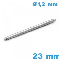 1 Tige Téléscopique Suisse 23 mm pour réparation montre d :1,2 mm de marque ISOSWISS épaulement simple