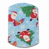 étui bleu ciel carton pour noël avec imprimé fête de noël