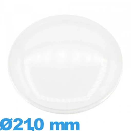 Verre 21,0 mm bombé montre acrylique Circulaire