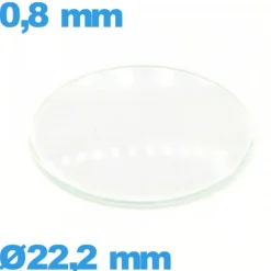 Verre bombé 22,2 mm pour montre circulaire en verre minéral