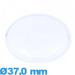 Verre Plastique Circulaire de montre 37,0 mm cambrure prononcée