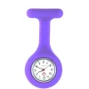 Femme Violet hopital montre infirmière pas chère silicone