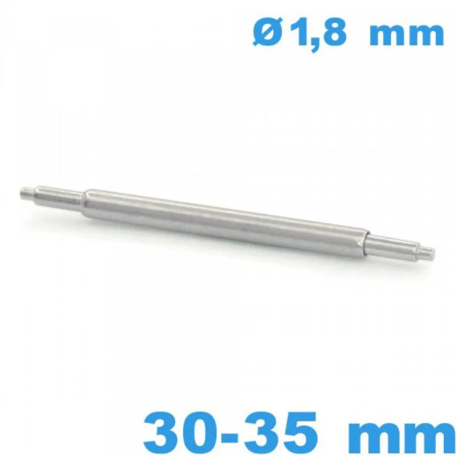 Pompe-1 Pompe à ressort Téléscopique 30 à 35mm pour réparation bracelet montre d :1,8 mm