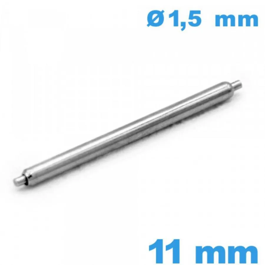 Pompe-1 Springbar  réparation bracelet montre 11 mm Non téléscopique épaulement simple d :1,5 mm Suisse