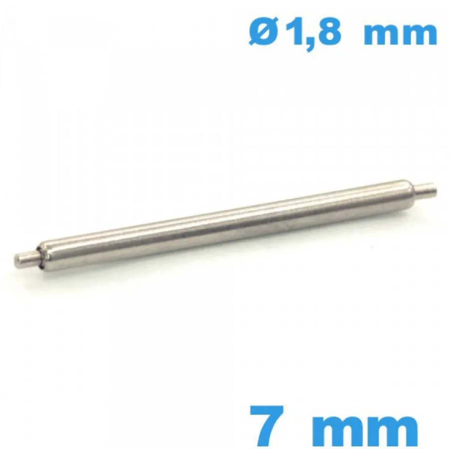 Pompe-1 Tige Non téléscopique Suisse 7 mm bracelet montre d :1,8 mm  épaulement simple