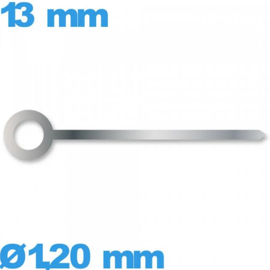 Aiguille Des Heures-Aiguille des heures argenté mouvement de montre    Ø1,20 mm long : 13 mm
