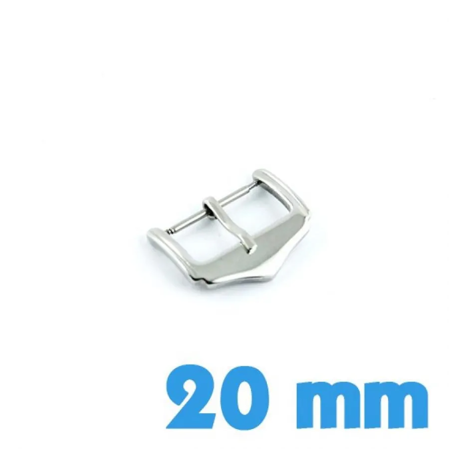 Pour Bracelet À Trous|Ardillon-Attache argentée ardillon montre pas cher 20 mm bracelet cuir silicone plastique